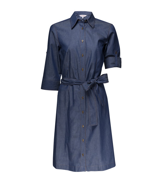 Heidelberg Blusenkleid in Denim-Optik